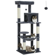 Arbre à Chat 3-en-1 : Grimper, Griffer et se Reposer
