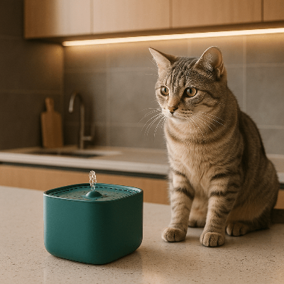 Fontaine à eau pour chat